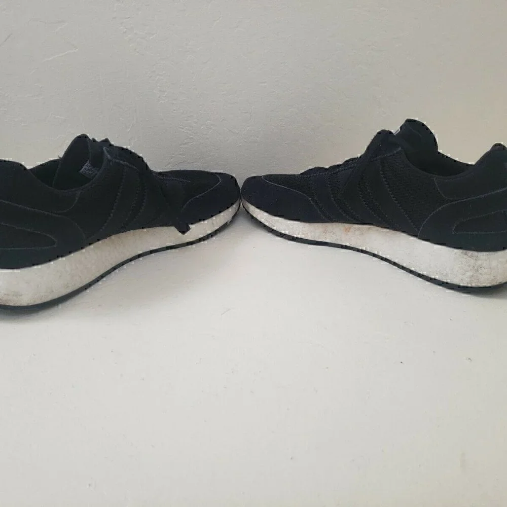 Men's Pre Own Adidas Boost black white Shoes 11.5 - Picture 8 of 8